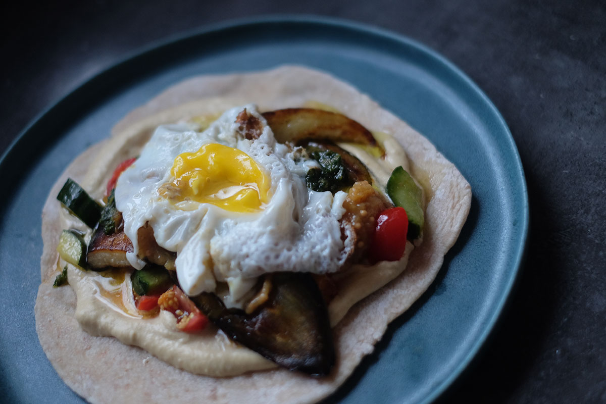 Sabich-Sandwich – Bei Freunden